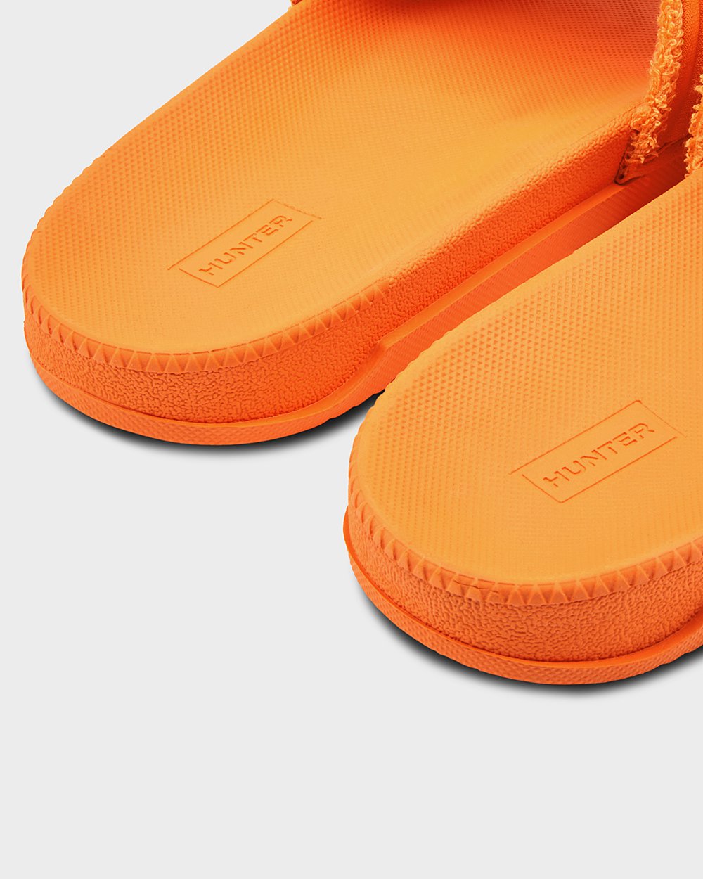 Mens Slides - Hunter Original Adjustable (65OBNAXCH) - Orange